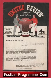 Manchester United v Sheffield Wednesday 1958 – FA Cup First Game + Token