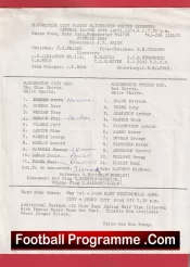Manchester City v Manchester United 1974 – Reserves Match 1970s