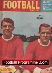 Manchester United David Herd + Maurice Setters Autograph Picture 1964