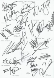 Northampton Town Football Club Multi Autographed Signed Team 2004 2005