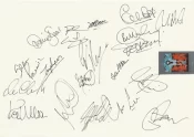 Northampton Town Football Club Multi Autographed Signed Team 1997 1998