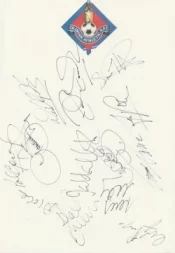 Oldham Athletic Football Club Multi Autographed Signed Team 1994 1995