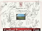 Middlesbrough Football Club Multi Autographed Signed Team 2007 2008