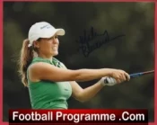 Womens Golf Mallory Blackwelder Autograph Signed Picture Golfer