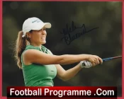 Womens Golf Mallory Blackwelder Autograph Signed Picture Golfer