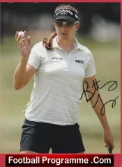 Womens Golf Brittany Lang Autograph Signed Picture Golfer