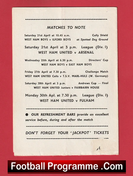West Ham United v Cardiff City 1962 - Bobby Moore First game as Captain - Image 4