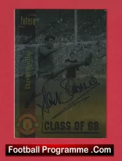 Manchester United David Sadler Autographed Signed Football Card Man Utd