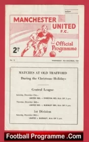 Manchester United v Barrow 1963 – George Best Man Utd Youth