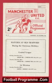 Manchester United v Barrow 1963 – George Best Man Utd Youth