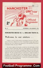 Manchester United v England 1964 – Youth Match at Old Trafford