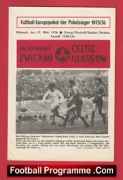FSV Zwickau v Glasgow Celtic 1976 – Germany Plus Ticket