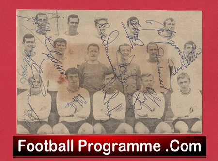 Bolton Wanderers Football Club Multi Autographed Signed Team 1967 1968 - Image 2