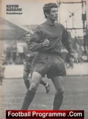 Scunthorpe United Kevin Keegan Signed Autograph 1960s