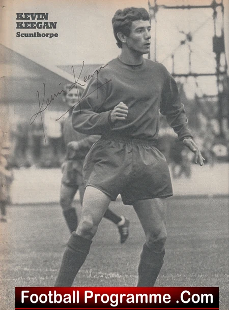 Scunthorpe United Kevin Keegan Signed Autograph 1960s - Image 2
