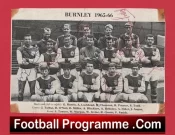 Burnley Football Club Multi Autographed Signed Picture 1965 1966