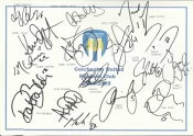 Colchester United Football Club Multi Autographed Signed Team 2008 2009