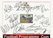 Doncaster Rovers Football Club Multi Autographed Signed Team 2009 2010