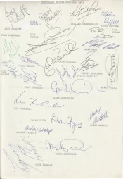 Doncaster Rovers Football Club Multi Autographed Signed Team 1987 1988