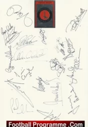 Charlton Athletic Football Club Multi Autographed Signed Team 1995 1996