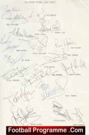 Gillingham Football Club Multi Autographed Signed Team 1990 1991