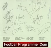 Southampton Football Club Multi Autographed Signed Team 1993