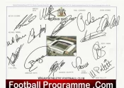Wigan Athletic Football Club Multi Autographed Signed Team 2007 2008