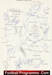 Southampton Football Club Multi Autographed Signed Team 1989 1990