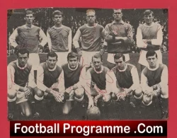 Arsenal Football Club Multi Autographed Signed Picture 1963 1964 - football memorabilia