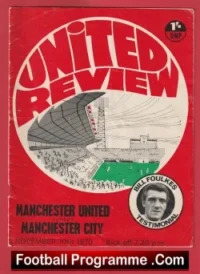 Bill Foulkes Testimonial Manchester United 1970 + George Best