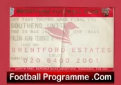 Brentford v Southend United 2001 – League Trophy Cup Final Ticket