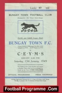 Bungay Town v CEYMS 1949 – Norfolk Suffolk