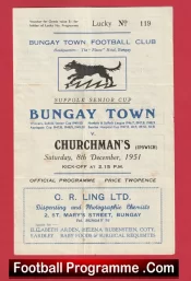Bungay Town v Churchmans 1951 – Ipswich