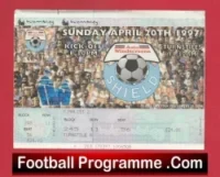 Carlisle United v Colchester United 1997 – Shield Cup Final Ticket Wembley