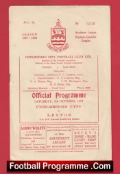 Chelmsford City v Leyton 1957
