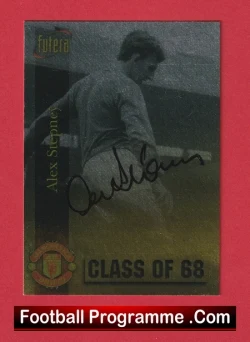 Manchester United Alex Stepney Autograph Signed Football Card Man Utd - football programme