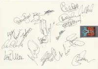 Northampton Town Football Club Multi Autographed Signed Team 1997 1998