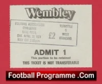 Stamford v Stanstead 1984 – FA Vase Cup Final Ticket Wembley