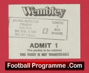 Stamford v Stanstead 1984 – FA Vase Cup Final Ticket Wembley