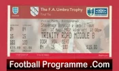 Stevenage Borough v Yeovil Town 2002 – FA Shiled Cup Final Ticket Villa