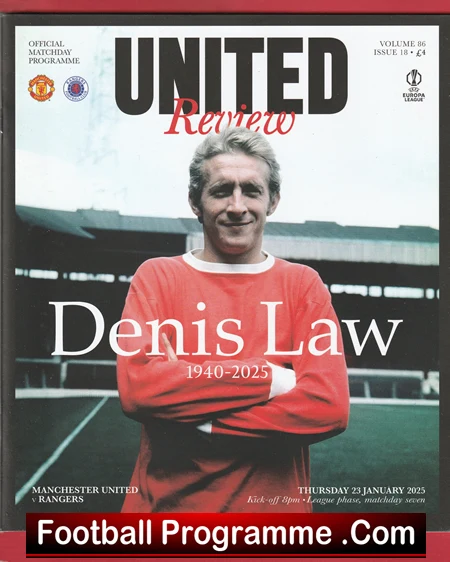 Manchester United v Glasgow Rangers 2025 - Man Utd Denis Law Tribute - Image 2