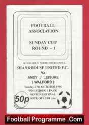 Shankhouse United v Andy J Leisure Walford 1996 – Sunday Cup