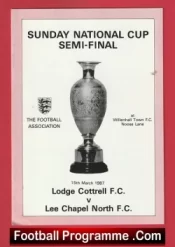 Lodge Cotterell v Lee Chapel North 1987 – Sunday Cup