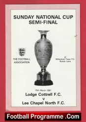 Lodge Cotterell v Lee Chapel North 1987 – Sunday Cup