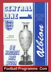 Marston Sports v Humbledon Plains Farm 1990 – Sunday Cup Final at WBA