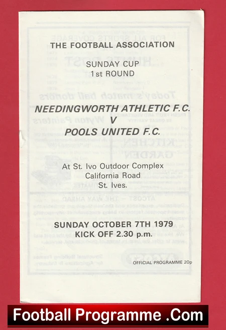 Needingworth Athletic v Pools United 1979 - Sunday Cup - Image 2
