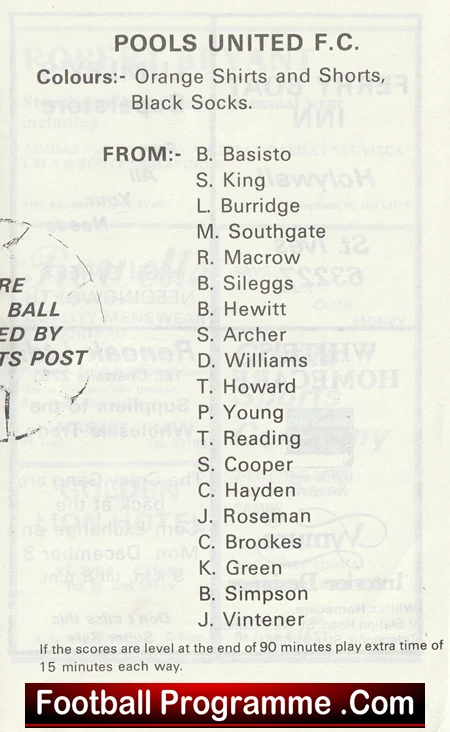 Needingworth Athletic v Pools United 1979 - Sunday Cup - Image 4