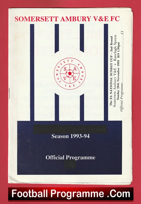 Somerset Ambury v Ranelagh Sports 1993 - Sunday Cup - Image 2