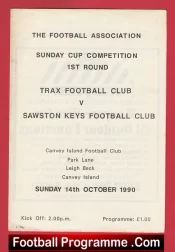 Trax United v Sawston Keys 1990 – Sunday Cup