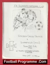 Golden Crosss United v Swanfield 1980 – Sunday Cup